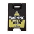 thumbnail image 1 of Funny Desk Hazard Caution Sign Funny Desk Decoration 3D Printed Caution Sign Novelty Humorous Warning Sign Mini Desk Hazard Warning Sign, 1 of 3