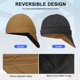 thumbnail image 3 of Gorra de soldadura reversible Uxcell, 7 1/4" (184mm) sombrero protector de 8 paneles para hombres y mujeres, protección de seguridad mientras se suelda, marrón, 3 of 6