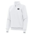 thumbnail image 2 of Women's Antigua White Georgia Bulldogs Victory Quarter-Zip Top, 2 of 3