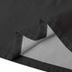 thumbnail image 5 of MHFRRA Camiseta Holgada de Manga Larga con Cuello En V Informal de Color Liso Negro, 5 of 7
