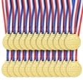 thumbnail image 1 of Medallas de premio Juvale Gold Winner, paquete de 24 con cintas de 15,3 cm, 1 of 9