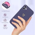 thumbnail image 2 of for iPhone 11 Phone Case Cute Slim Shockproof Case with Wireless Charging Support and Protection, Deep Purple, 2 of 14