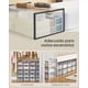 thumbnail image 4 of Cajas para Zapatos, Organizador de Zapatos de Plástico, Juego de 12, para Zapatos hasta 43, Transparente y Blanco Nube, 4 of 6