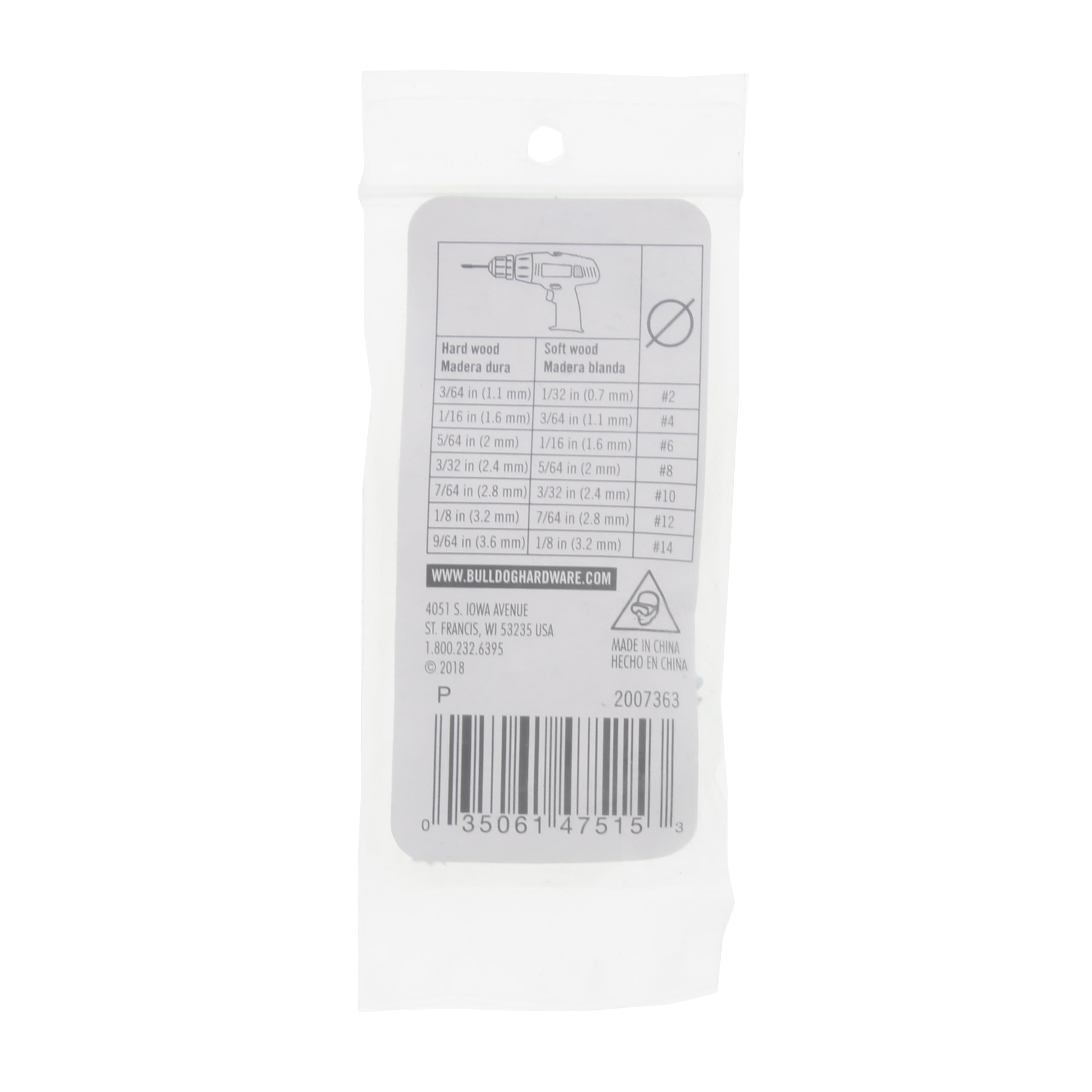Bulldog Hardware #8 x 3/4 in. Phillips Flat Head Wood Screw, Zinc Plated (20 Pack)