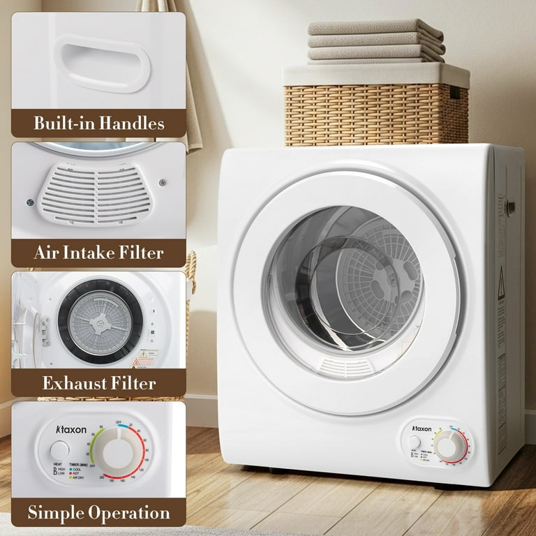 家電 5kg washing machines Ktaxon 25LBS Full Automatic Washing Machine and 1.6CuFt Portable
