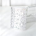 thumbnail image 5 of Holographic Star Clear A7 Binder Notebook Cover, 6 Ring Refillable Loose Leaf Mini Planner Cover, Glitter Transparent PVC Binder with Snap Closure for Cash Envelope Budgeting Scrapbooking, 5 of 7