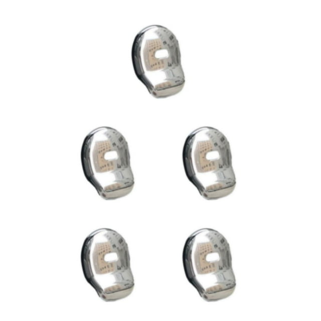 VONKY ABS Easy To Install Car Outer Tailgate Handle Covers For Enhancement Durable And Long-Lasting Bright Silver 5Set