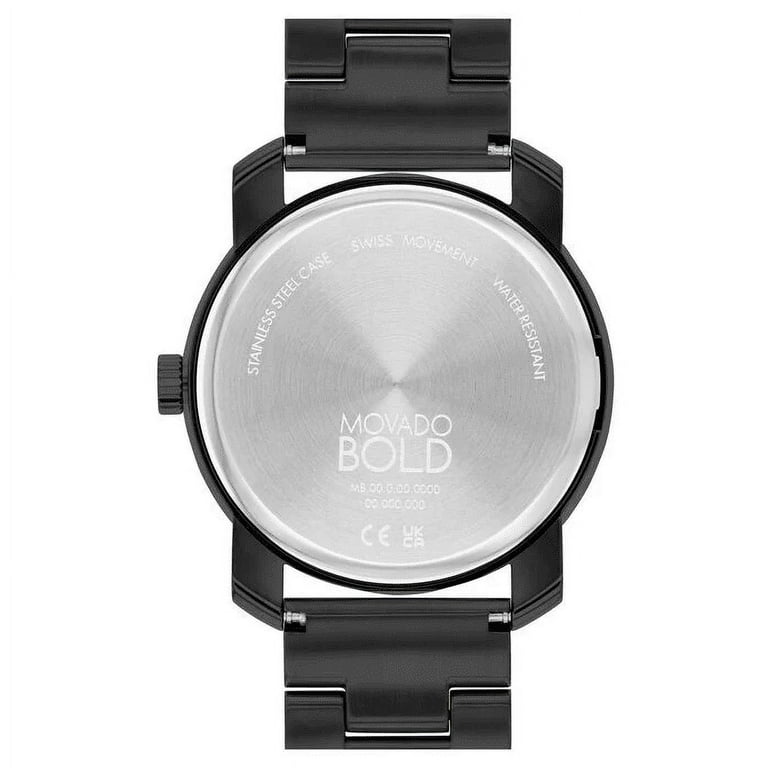 Movado 3601034 Trend Propel Black Dial Black Stainless Steel