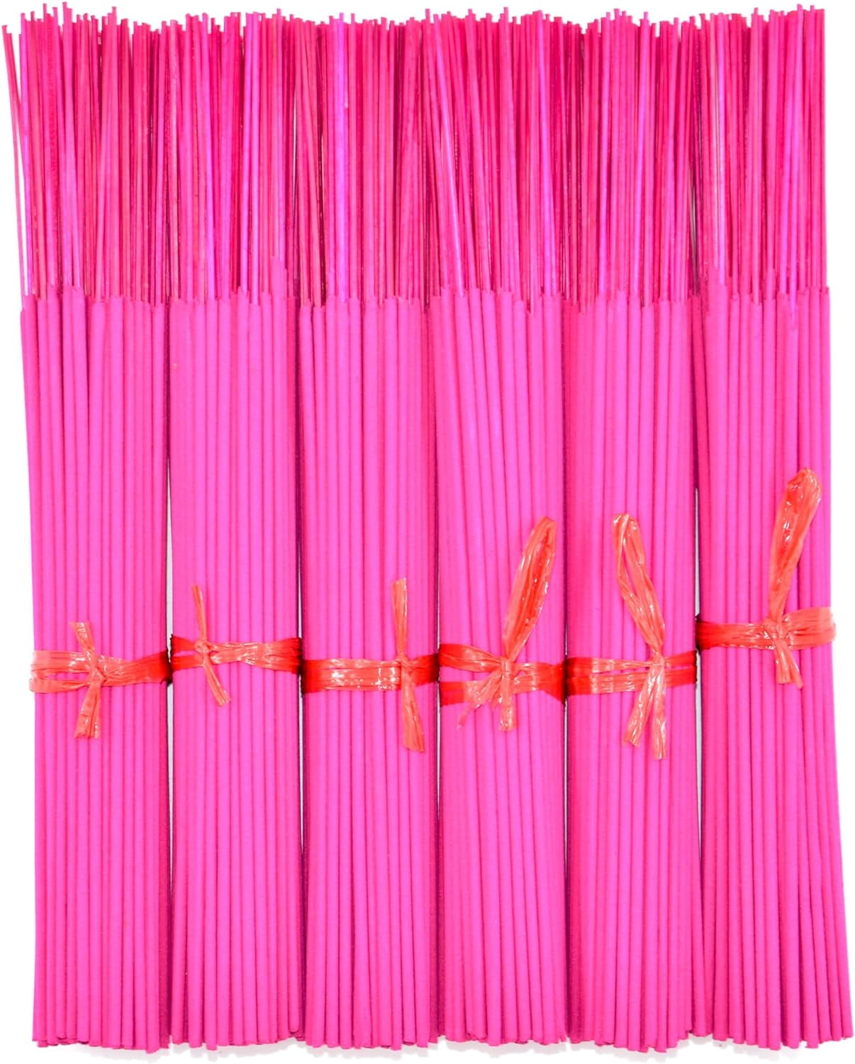 10000 Unscented (Pink) Incense Sticks 11" Bulk Wholesale - 100% Natural Joss and Bamboo Punk Blanks - Great for DIY Aromatherapy Incense Making.