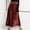 Skirts for women-Red, variant on Homenesgenics Skirt for Women Plus Size Fashion Women Loose Casual High Waist Solid Long Ankle Pleated Skirt Gold M