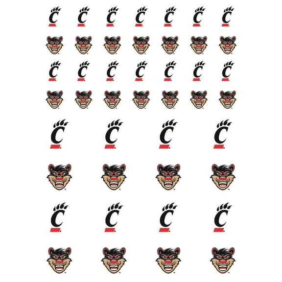 Cincinnati Bearcats Small Sticker Sheet - 2 Sheets