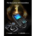 thumbnail image 2 of Car Bluetooth FM Transmitter Radio Adapter USB Car Charger compatible All Smartphone Audio Player_Perfect Gift, 2 of 4