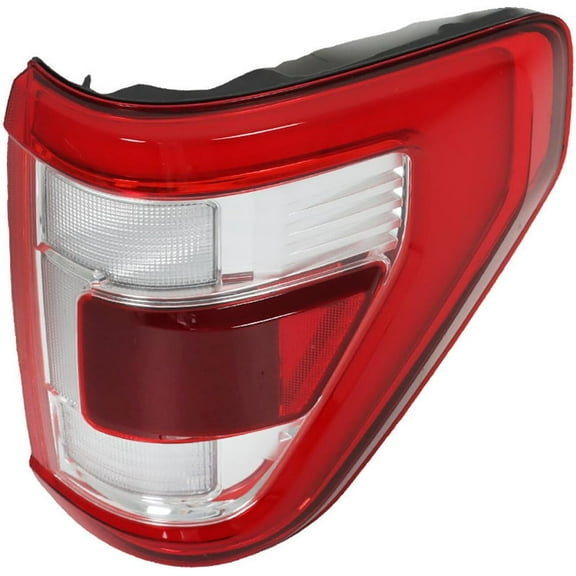 SEBLAFF Tail Light Assembly Repalcement for 2021 2022 2023 Ford F150 Passenger Right Side Rear w/Blind Spot White Frame Taillights ML3Z-13404-D