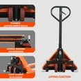thumbnail image 7 of Tory Carrier 2200lbs Hand Manual Pallet Jack Scissor Lift Truck 45"Lx21"W, 31.5" Lift with 1 Unit, 7 of 7