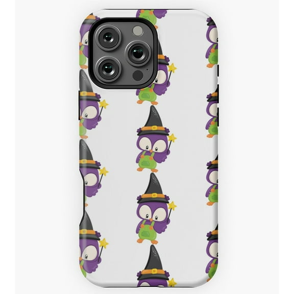Witch Owl with Magic Wand GA8252 Phone Case for iPhone 11 to 17 Pro Max