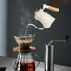 thumbnail image 4 of Hervidor de café pequeño con cuello de cisne/hervidor de goteo para verter/acero inoxidable/con tapa, tetera de café con goteo manual de 550ml para, 4 of 9