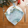 thumbnail image 4 of Coolnut Set of 6 White Flower Watercolor Napkins Cloth Napkins 20"x20", Washable Polyester Dinner Napkins for Parties, Wedding, Restaurant, 4 of 6