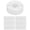 White, variant on REACHISE 1 Roll Blank DIY Labels Self Adhesive Labels Name Labels Jewelry Store Label for Printing