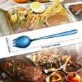 thumbnail image 4 of maskred 7pcs Convenient And Safe To Spoon Fork Set For Desserts Stylish Dessert Forks 1Set, 4 of 6