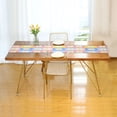 thumbnail image 3 of Yayeee Table Runner 90 inches Long Home Kitchen Dinning Party Decoration, Light Blue Daisy, 3 of 7