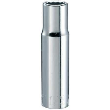 UPC: 0885911588607 | CRAFTSMAN Deep Socket SAE 1/2-Inch Drive 1/2-Inch 12-Point (CMMT47521)
