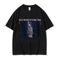 thumbnail image 3 of Camisetas de Robert Pattinson para hombre y mujer, ropa de calle con estampado divertido de Saga Crepúsculo, de gran tamaño, 100% algodón, ropa Unisex, 3 of 5