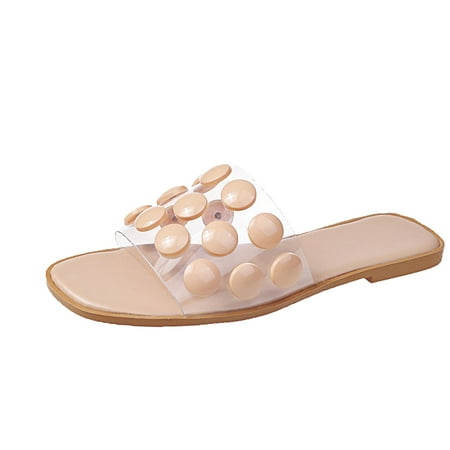 

Womens Closed Toe Sandals Ladies Summer Fashion Plus Size Casual And Comfortable Flat Flip Flops