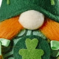 thumbnail image 5 of 2Pcs St. Patrick'S Day Gnome Decoration Irish Leprechaun Tomte Plush Handmade Scandinavian Nisse Elf Dwarf St Patricks Day Ornaments, 5 of 7