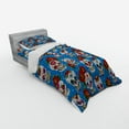 thumbnail image 2 of Ambesonne Sugar Skull Bedding Set 3 Pcs, Mexican Retro Dots, Twin XL, Multicolor, 2 of 2