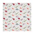 thumbnail image 6 of Wukai Cute Dinosaur Waterproof Tablecloth for Kitchen Dining, Fits Square Tables for 2-4 Seats -54"x54", 6 of 7