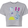 thumbnail image 3 of Star Wars - Ship Grid - Juniors Cropped Tee, 3 of 5