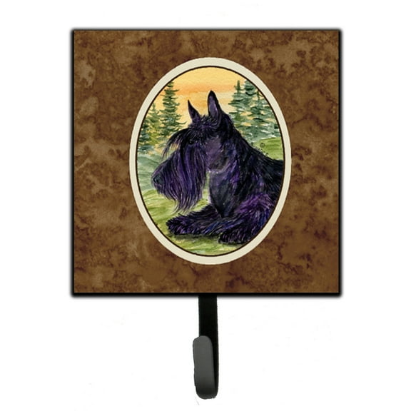 Carolines Treasures SS8511SH4 Scottish Terrier Leash Holder or Key Hook, Small, Multicolor