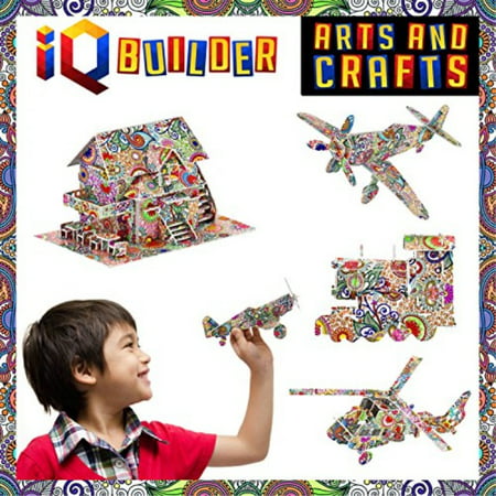 IQ BUILDER FUN CREATIVE DIY ARTS AND CRAFTS KIT | BEST TOY GIFT FOR GIRLS AND BOYS AGE 8 9 10 11 12 YEAR OLD | EDUCATIONAL ART