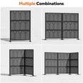 thumbnail image 3 of Modern Shade 4x6 FT Metal Privacy Screen - Geo Forest, 3 of 7