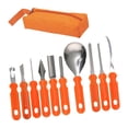 thumbnail image 4 of KLKCMS Halloween Pumpkin Carving Tools Kitchen Carving Tool Set for Art Crafts Kids 10pcs, 4 of 8