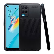 Funda de Silicon Uso Rudo Atti Oppo A54 Negro 1pz Mas Mica 9D