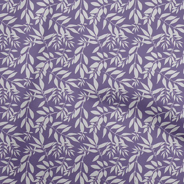 oneOone Tissu Polyester Spandex Violet Matériel de Robe Florale Tissu Imprimé Tissu au Mètre 56 Pouces de Large
