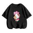 thumbnail image 5 of Camiseta de Anime Hello Kitty, conjuntos de camisetas para niños, moda para mujeres, ropa de manga corta para bebés, camisetas casuales de verano para miércoles, 5 of 5