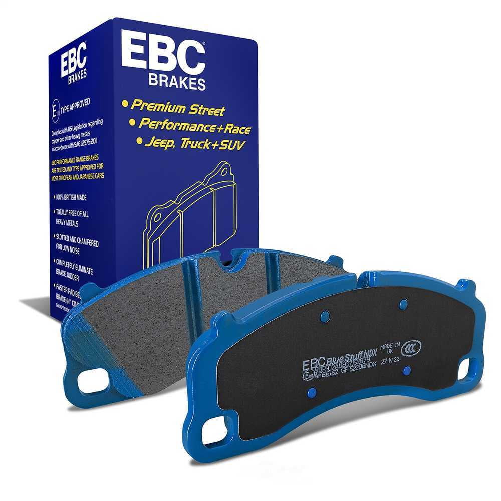 EBC Brakes Bluestuff NDX Trackday Brake Pad Set Fits select: 2013-2022 PORSCHE 911, 2020-2022 PORSCHE CAYMAN