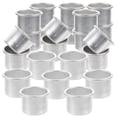 thumbnail image 1 of 25 uds. Insertos de vela de Metal, portavelas, taza, vasos de vela de Metal de aluminio, accesorios para velas, 1 of 7