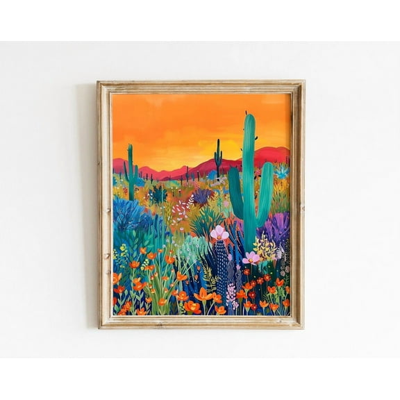 Kna Prints - 1 Pc Poster Western Art Print Vintage Retro Wall Art Botanical Prints Midcentury Modern Wall Art Sset Art Matisse Van Gogh Texas Wall Art Decor, UNFRAMED-8x12