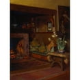 thumbnail image 2 of Mary Hiester Reid 19x24 Gold Ornate Framed and Double Matted Museum Art Print Titled - The Inglenook in My Studio (1905-1915), 2 of 4
