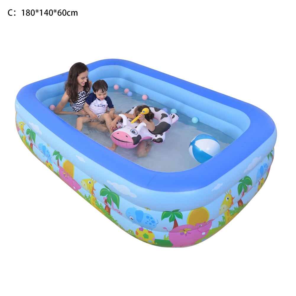 Inflatable Swimming Pool Family Blow Up Pool Thickened Padding Pool for