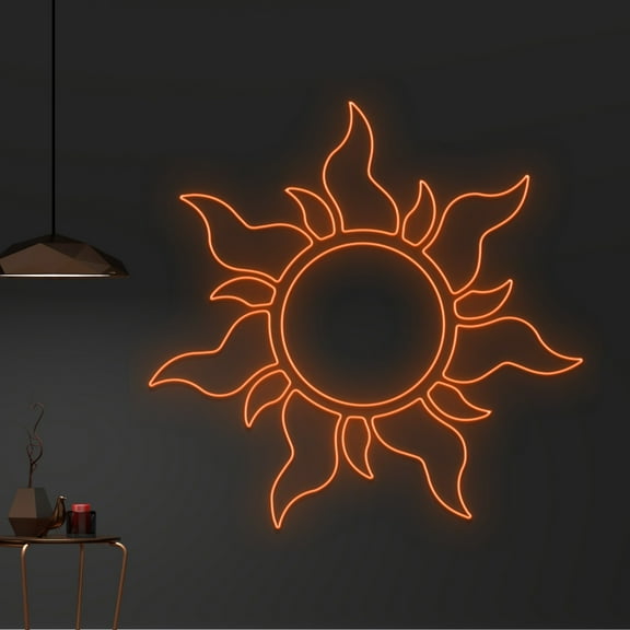 Handmadetneonsign Custom Sun Neon Light, Personalized Sunshine Neon Sign, Sun Led Light, Room Wall