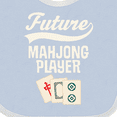 thumbnail image 4 of Inktastic Future Mahjong Player Boys or Girls Baby Bib, 4 of 4