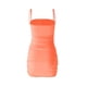 thumbnail image 4 of Vestido de verano sin mangas con cuello barco para mujer, vestido ajustado para club nocturno, naranja, S Sweethay AP1098-21B, 4 of 7