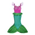 thumbnail image 1 of Vestido de princesa Ariel de La Sirenita para niños, disfraz de Cosplay para niñas, fiesta de cumpleaños de Halloween, ropa de verano de hadas, VestidoXL Gao Jinjia LED, 1 of 2