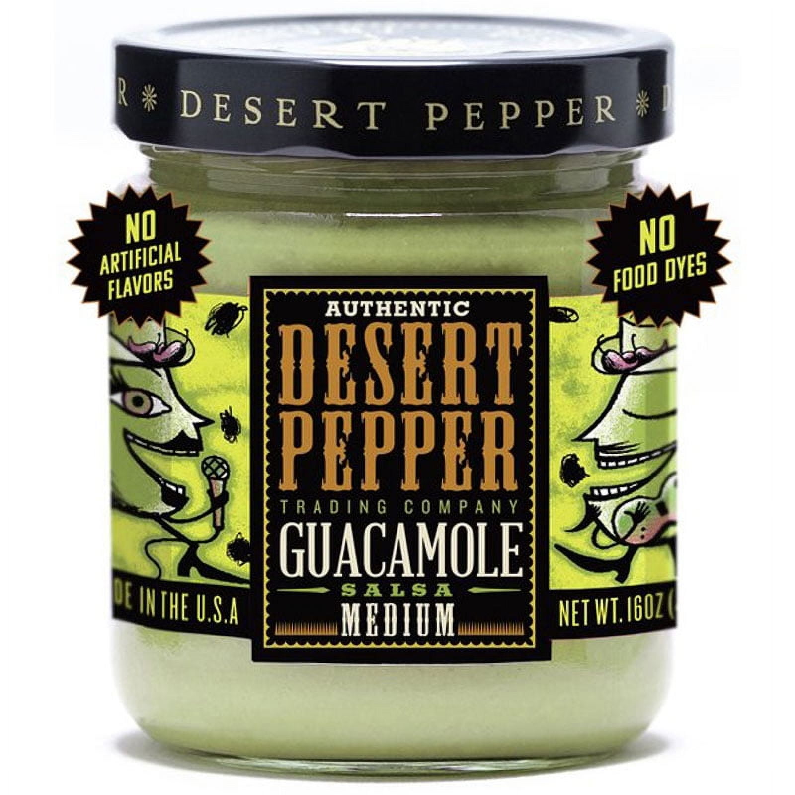 Desert Pepper Guacamole Salsa (Pack of 6)