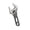 6 inches, variant on MOMOJIA Carbon Steel Adjustable Wrench Compact Handle Secure Grip Plumbing Repair Tool