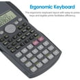 thumbnail image 3 of Helect 2-Line Engineering Scientific Calculator, Suitable for School and Business, Black, 3 of 6